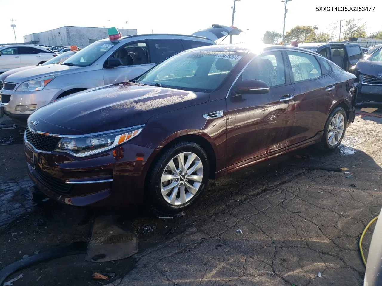 5XXGT4L35JG253477 2018 Kia Optima Lx