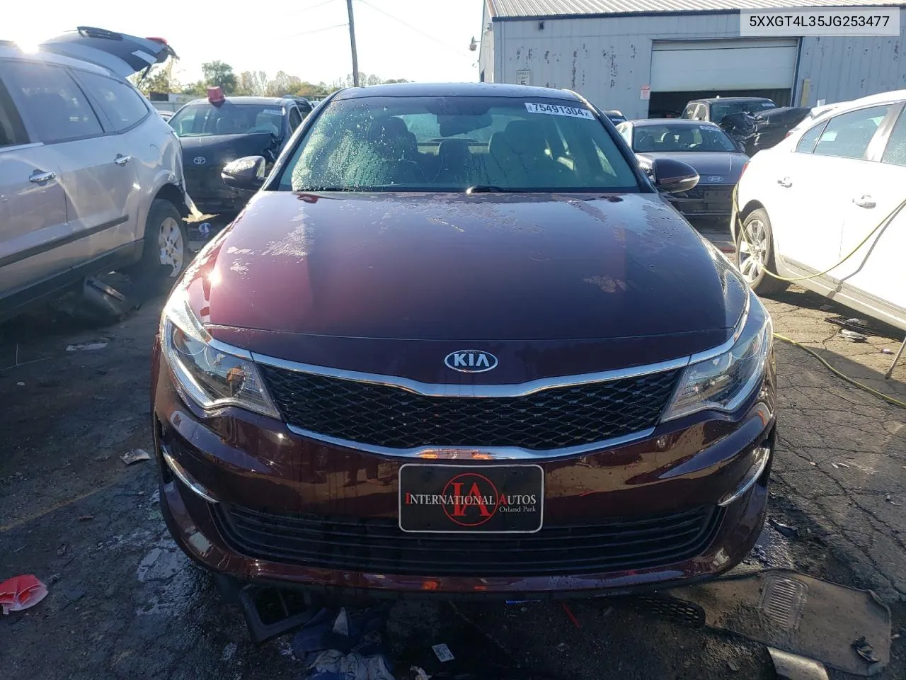 5XXGT4L35JG253477 2018 Kia Optima Lx