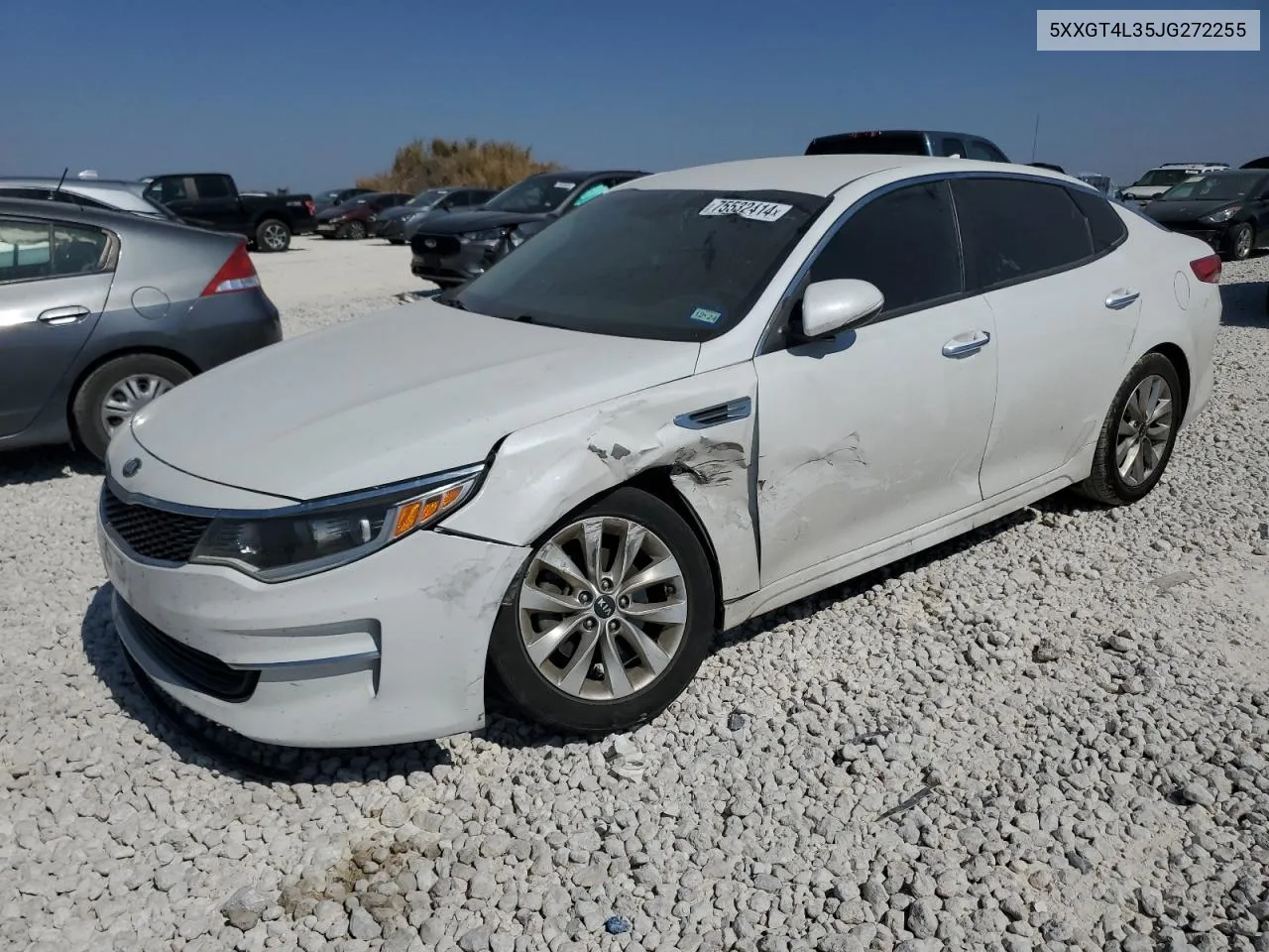 2018 Kia Optima Lx VIN: 5XXGT4L35JG272255 Lot: 75532414