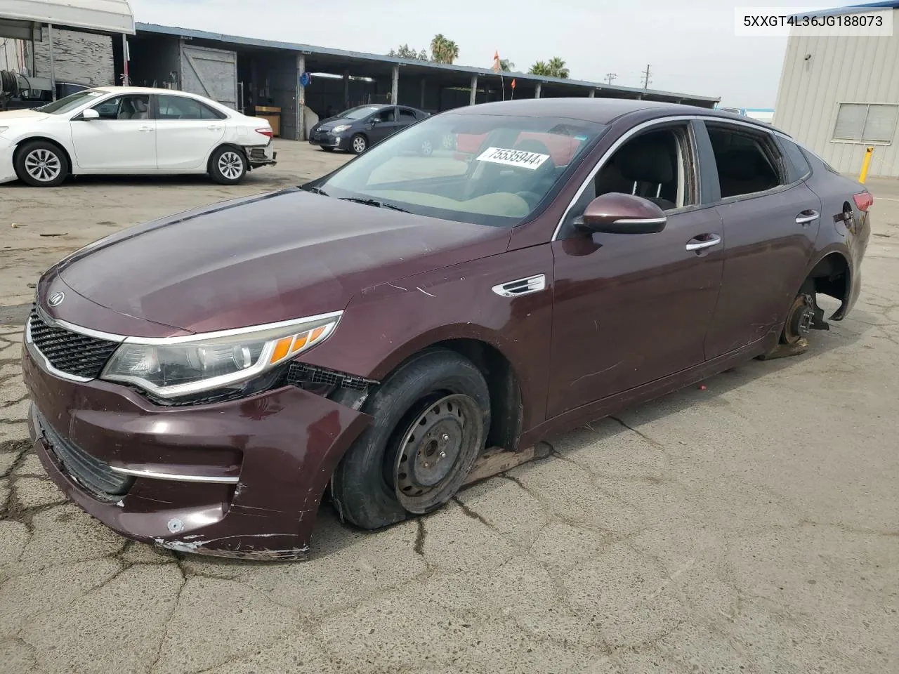 5XXGT4L36JG188073 2018 Kia Optima Lx