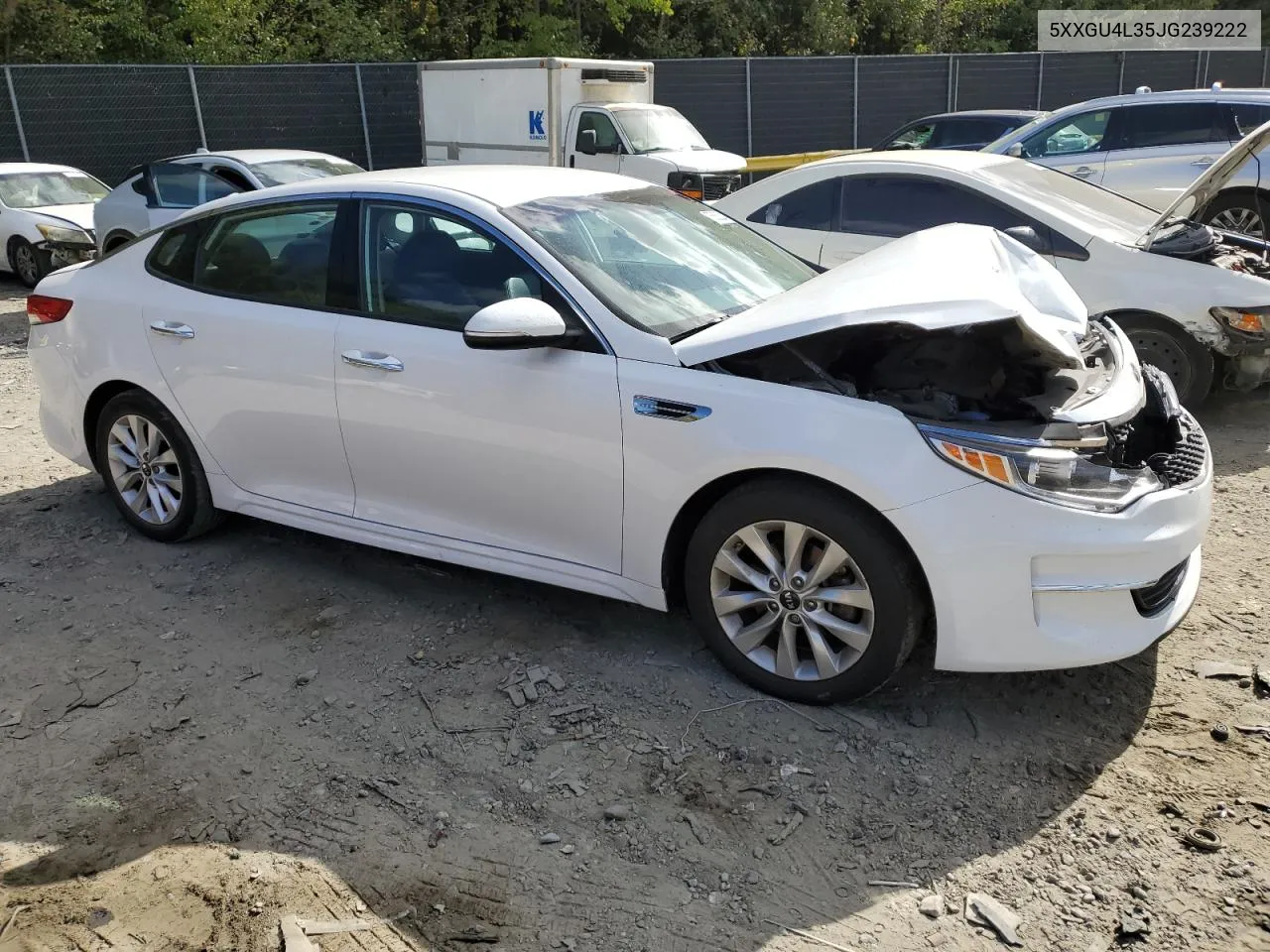 2018 Kia Optima Ex VIN: 5XXGU4L35JG239222 Lot: 75662234