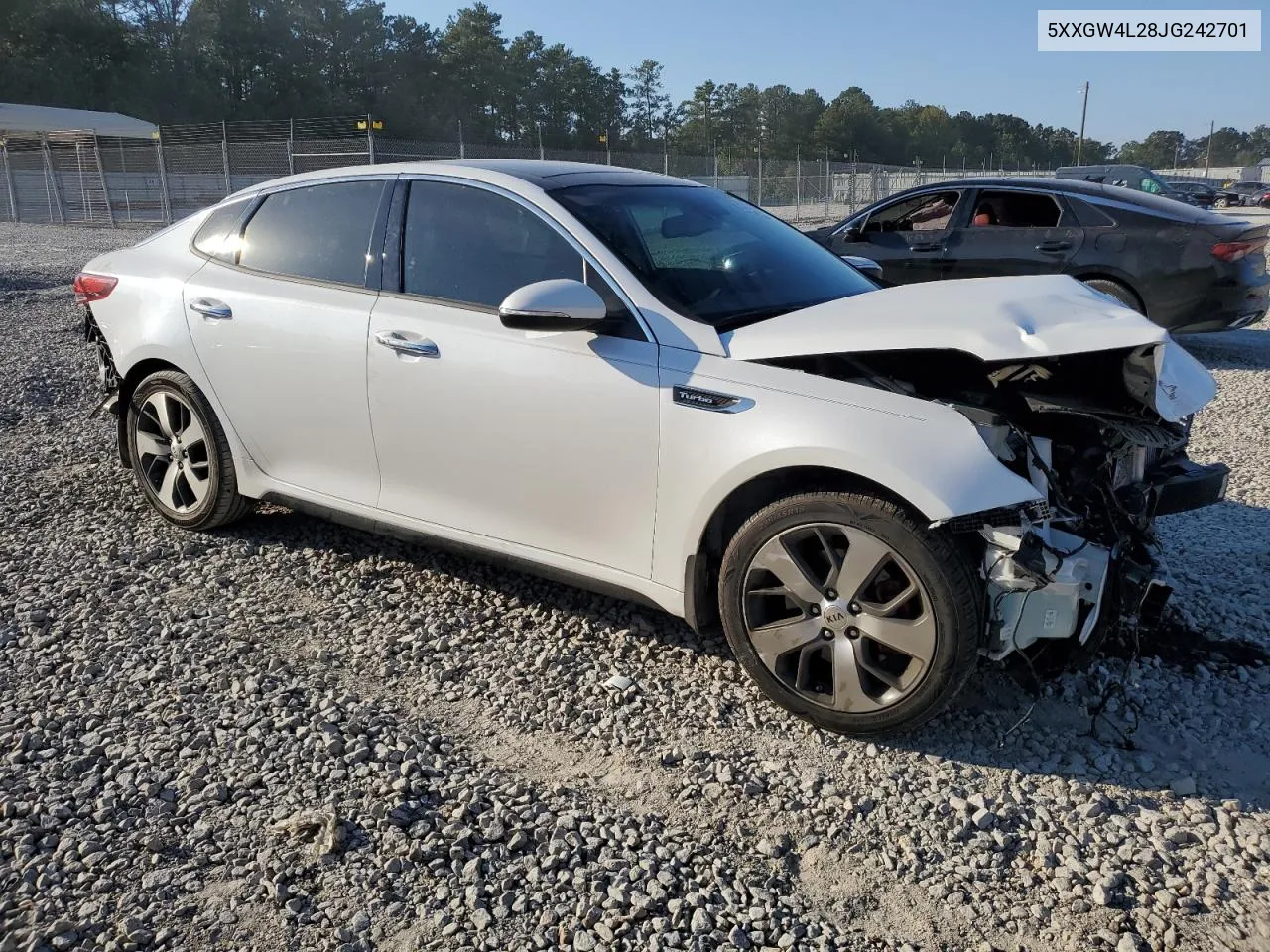 2018 Kia Optima Sx VIN: 5XXGW4L28JG242701 Lot: 75663624