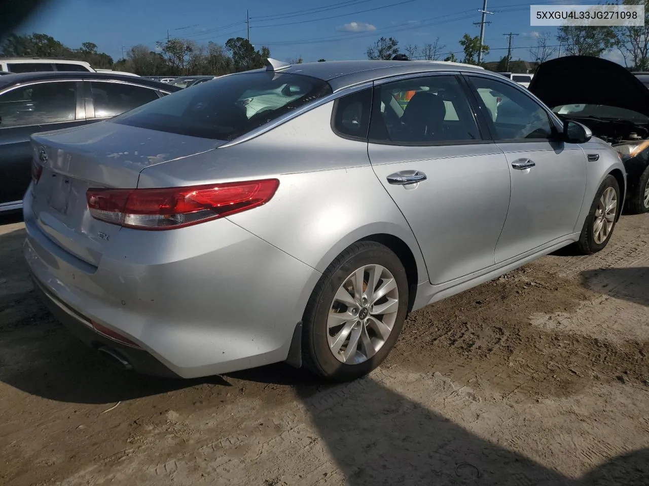 5XXGU4L33JG271098 2018 Kia Optima Ex