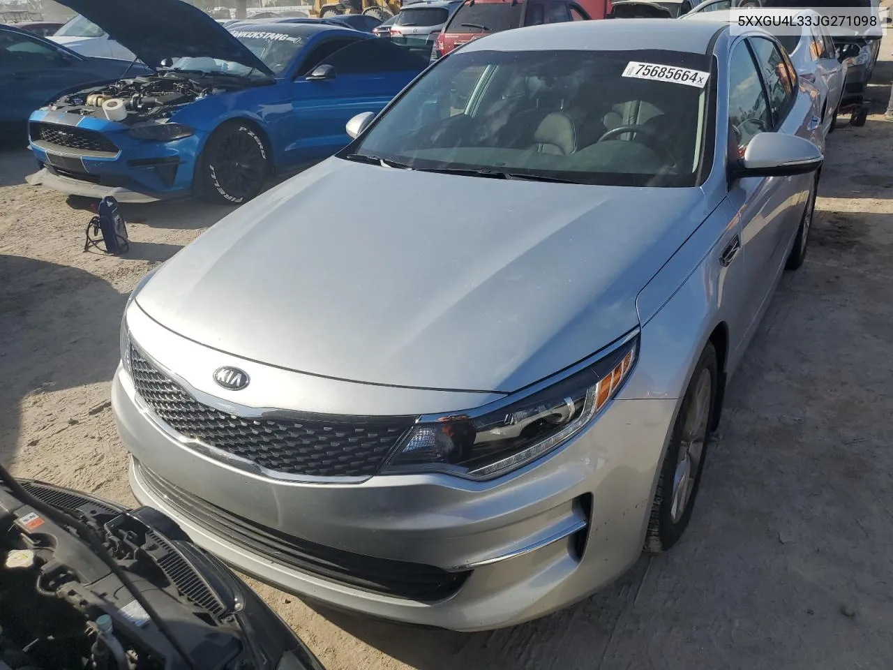 2018 Kia Optima Ex VIN: 5XXGU4L33JG271098 Lot: 75685664