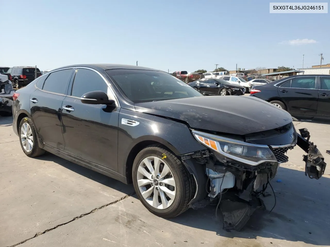 2018 Kia Optima Lx VIN: 5XXGT4L36JG246151 Lot: 75698414