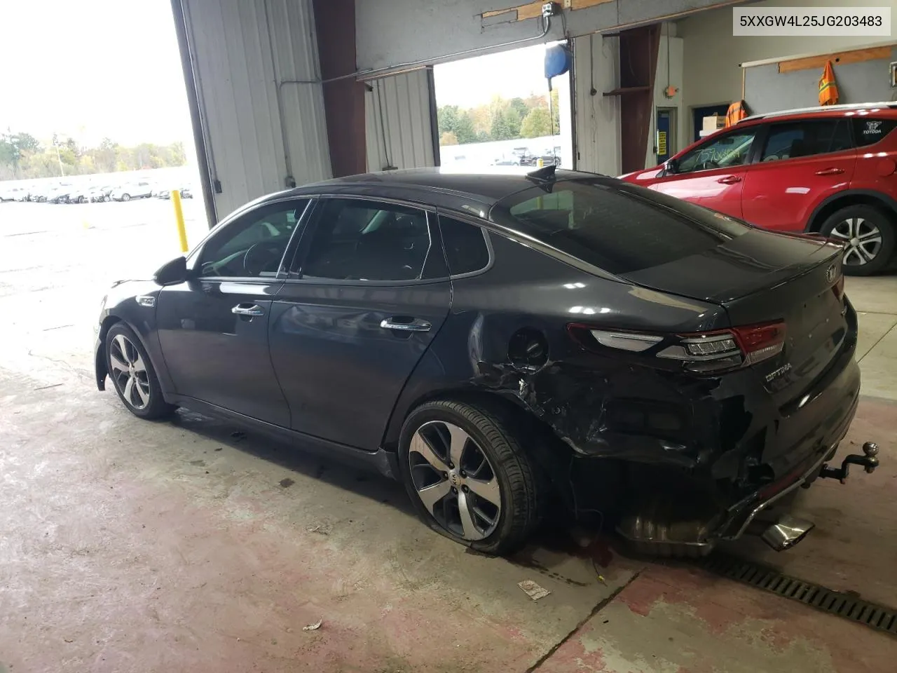 2018 Kia Optima Sx VIN: 5XXGW4L25JG203483 Lot: 75715894