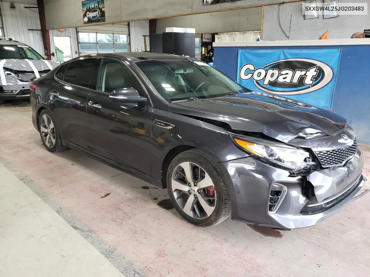 2018 Kia Optima Sx VIN: 5XXGW4L25JG203483 Lot: 75715894