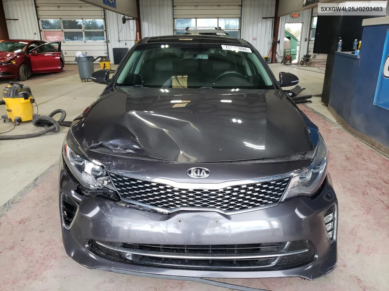 2018 Kia Optima Sx VIN: 5XXGW4L25JG203483 Lot: 75715894