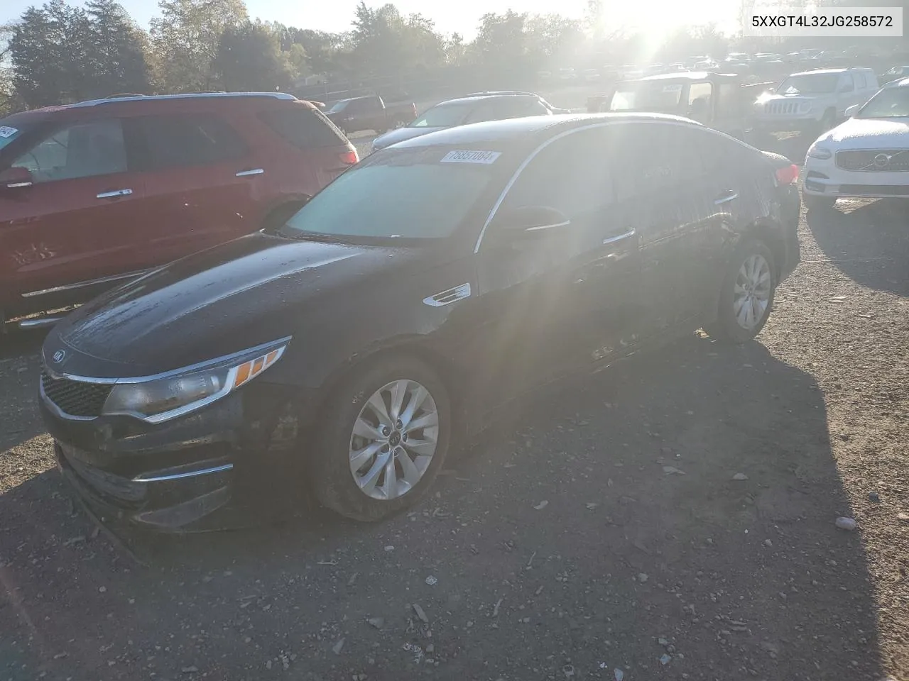 2018 Kia Optima Lx VIN: 5XXGT4L32JG258572 Lot: 75857064