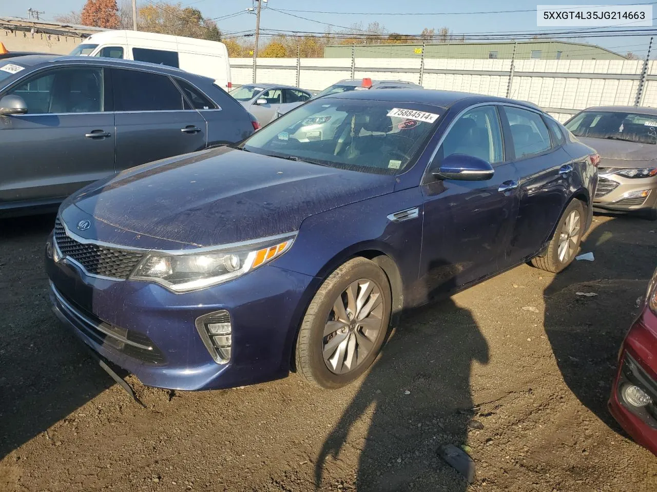 2018 Kia Optima Lx VIN: 5XXGT4L35JG214663 Lot: 75884514