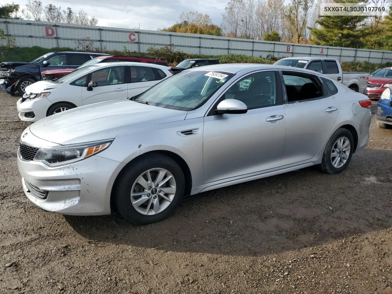 2018 Kia Optima Lx VIN: 5XXGT4L30JG197769 Lot: 75934154