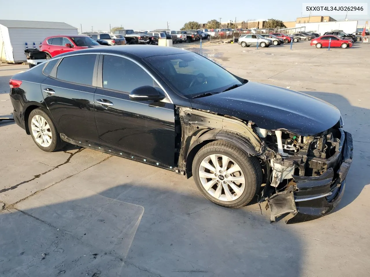 2018 Kia Optima Lx VIN: 5XXGT4L34JG262946 Lot: 75945774