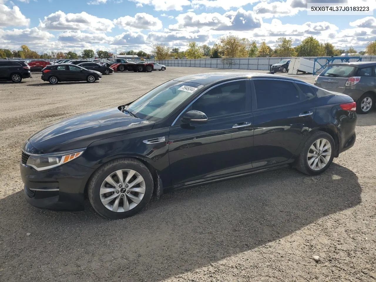 2018 Kia Optima Lx VIN: 5XXGT4L37JG183223 Lot: 75949344