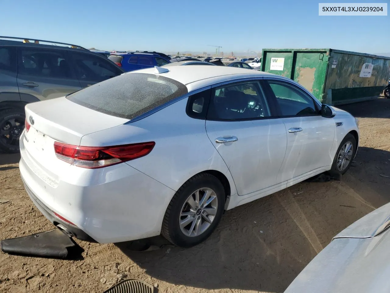 5XXGT4L3XJG239204 2018 Kia Optima Lx