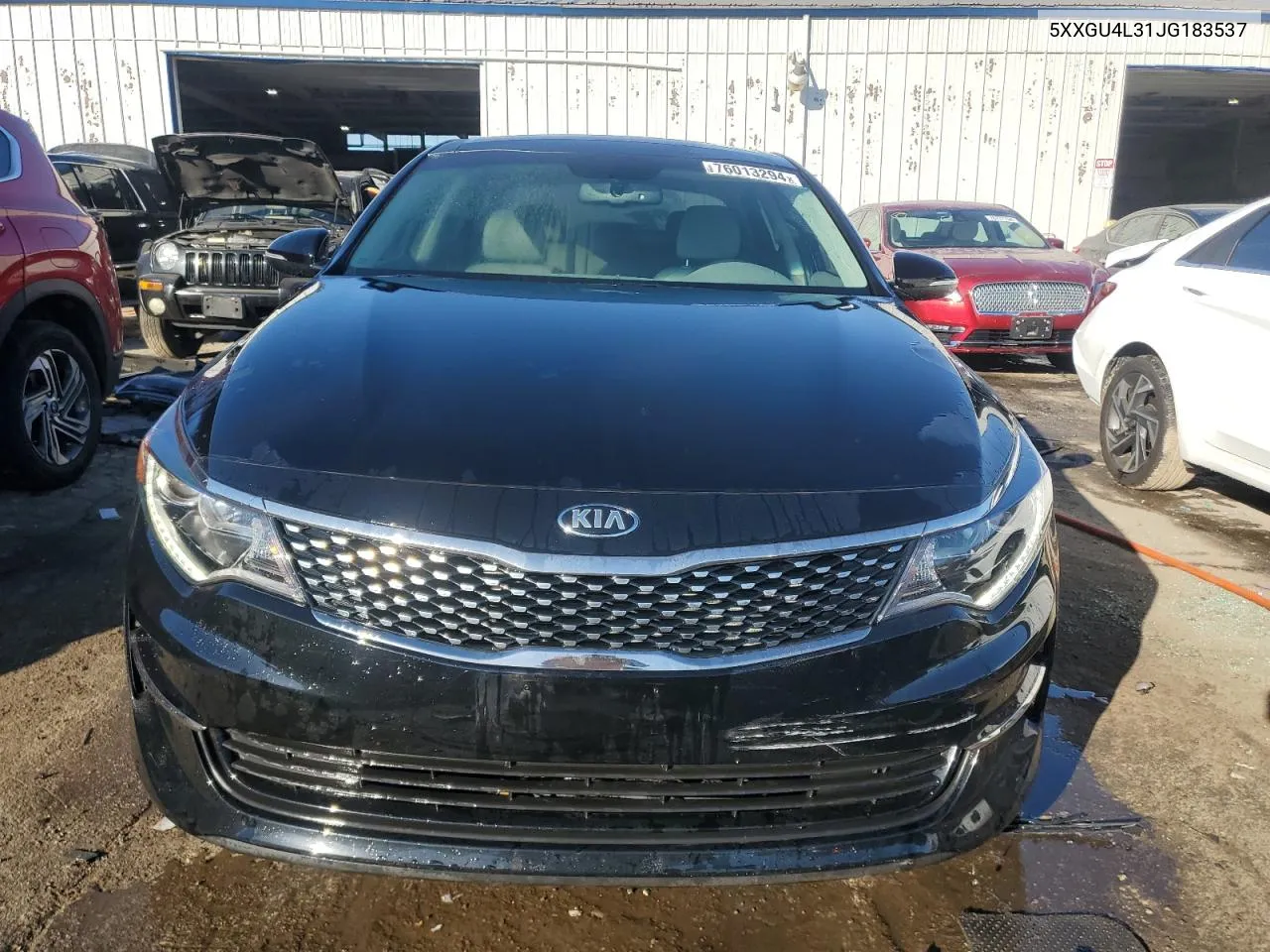 2018 Kia Optima Ex VIN: 5XXGU4L31JG183537 Lot: 76013294