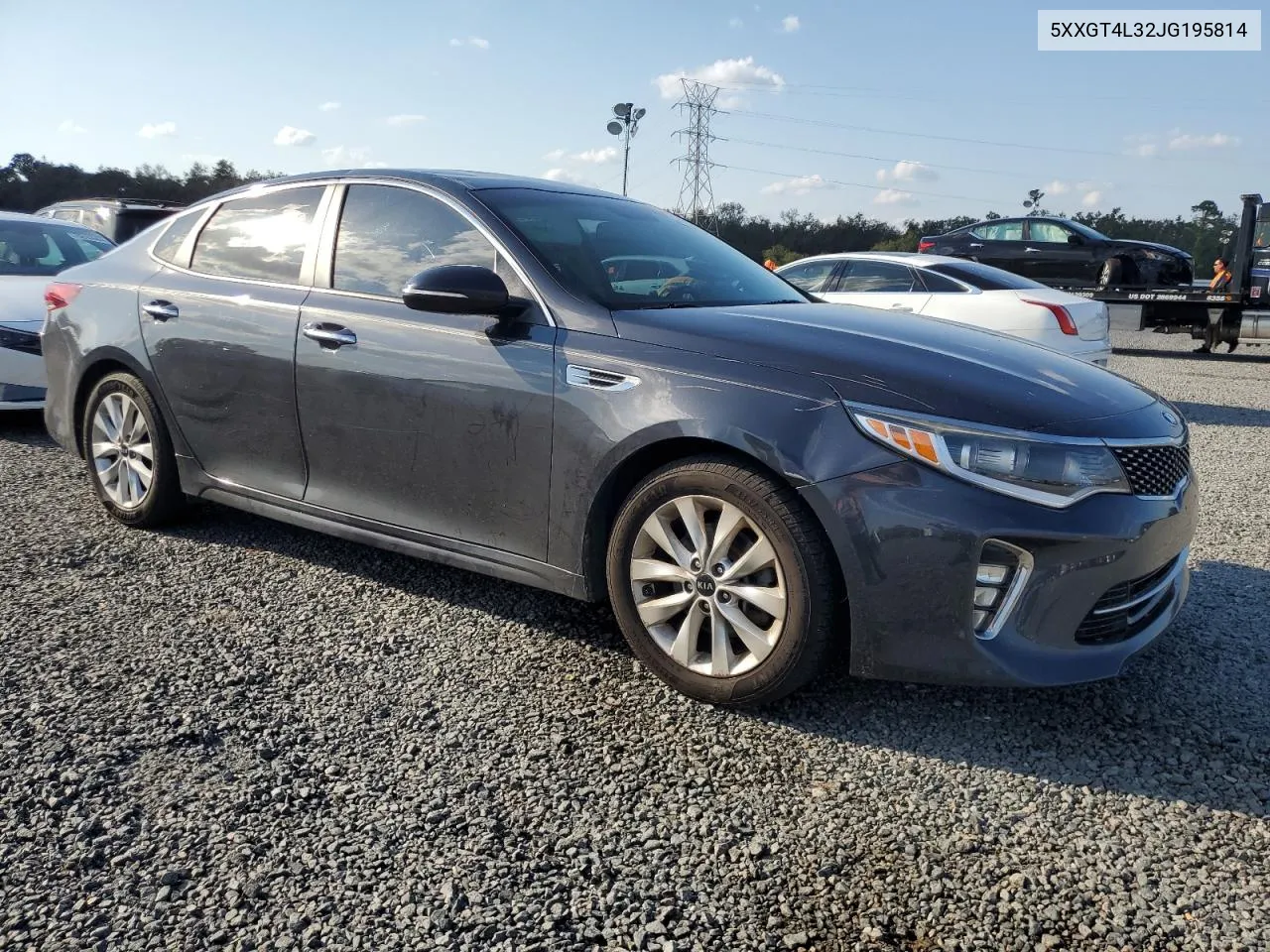 2018 Kia Optima Lx VIN: 5XXGT4L32JG195814 Lot: 76284424