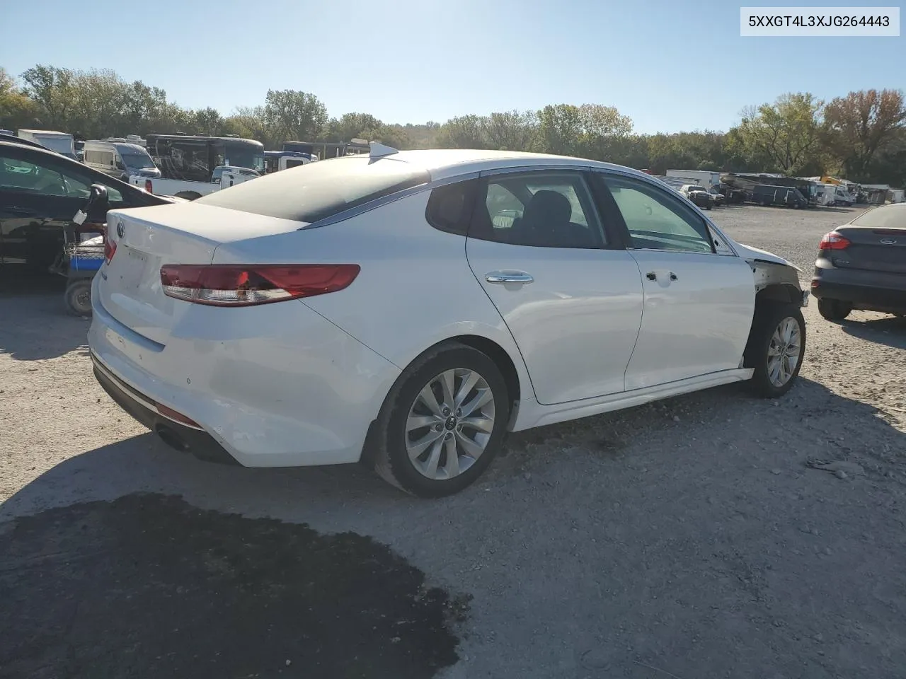 2018 Kia Optima Lx VIN: 5XXGT4L3XJG264443 Lot: 76343274