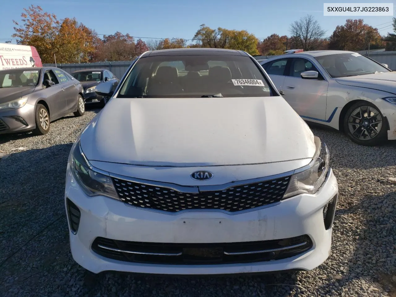 2018 Kia Optima Ex VIN: 5XXGU4L37JG223863 Lot: 76346004