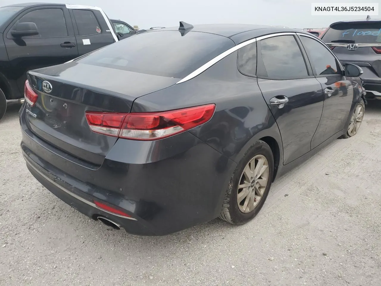 2018 Kia Optima Lx VIN: KNAGT4L36J5234504 Lot: 76490294