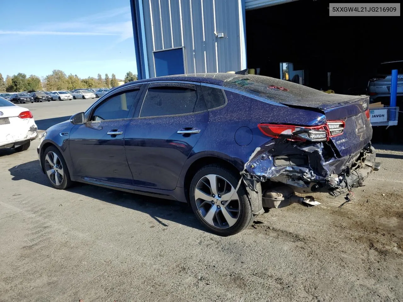 5XXGW4L21JG216909 2018 Kia Optima Sx