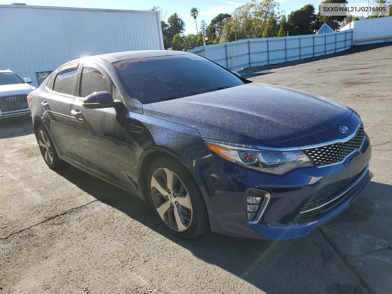 2018 Kia Optima Sx VIN: 5XXGW4L21JG216909 Lot: 76586144