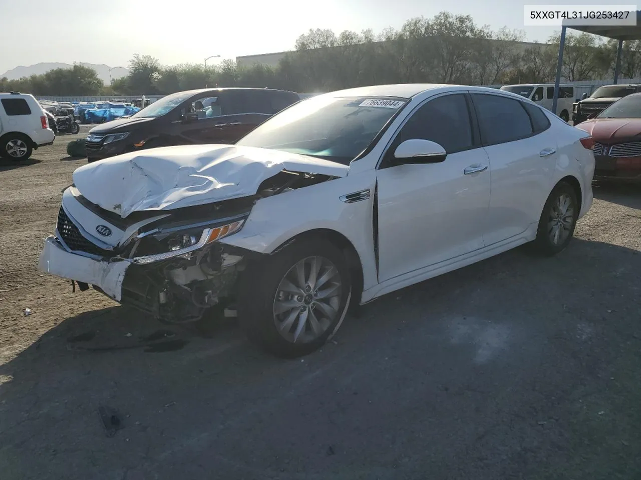 2018 Kia Optima Lx VIN: 5XXGT4L31JG253427 Lot: 76639044