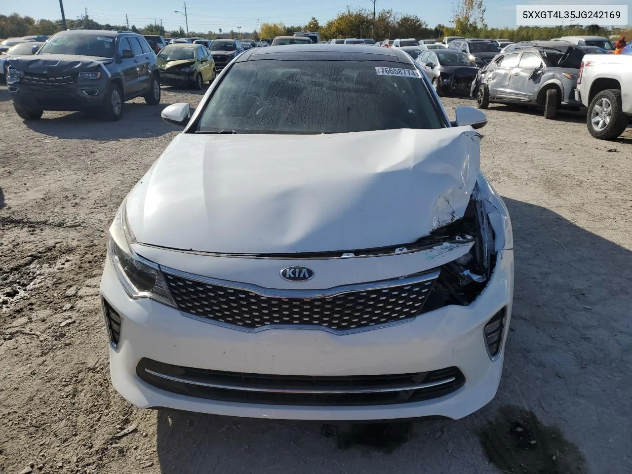 2018 Kia Optima Lx VIN: 5XXGT4L35JG242169 Lot: 76658774