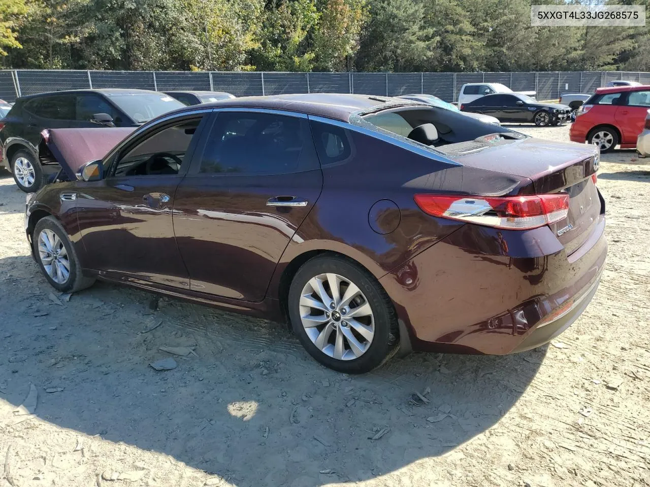 2018 Kia Optima Lx VIN: 5XXGT4L33JG268575 Lot: 76679234