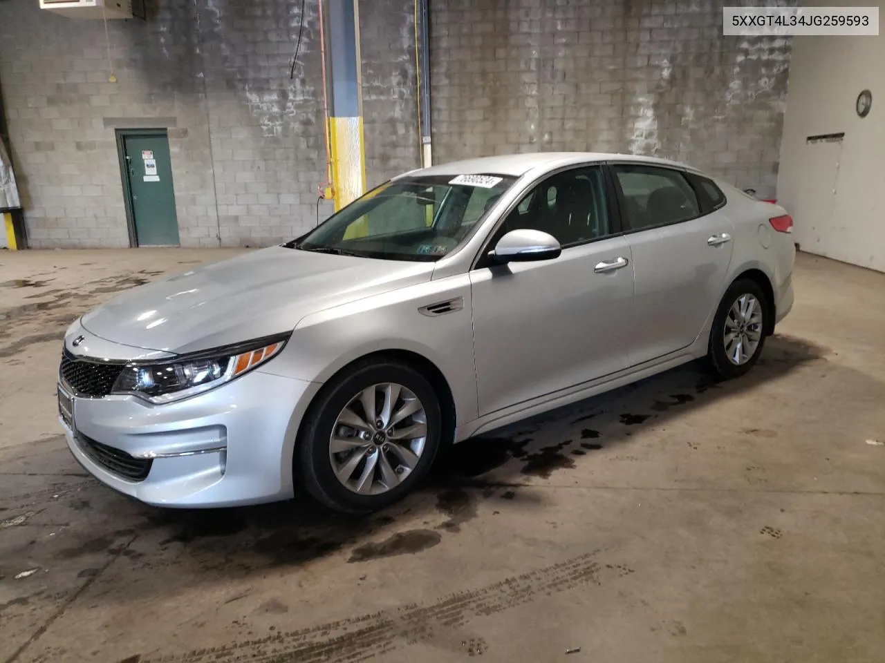 2018 Kia Optima Lx VIN: 5XXGT4L34JG259593 Lot: 76690524