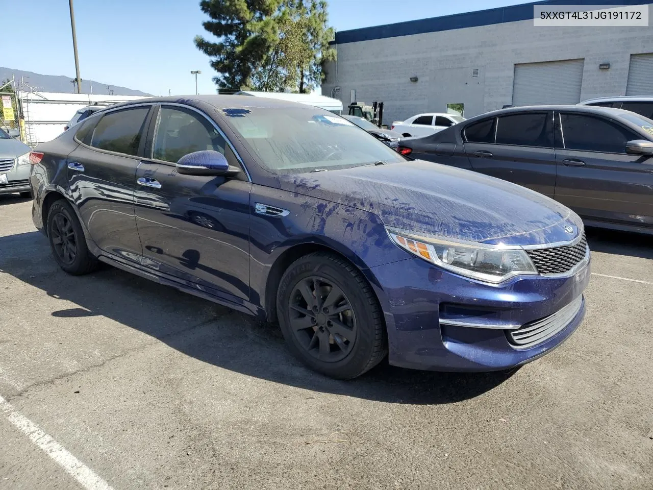 2018 Kia Optima Lx VIN: 5XXGT4L31JG191172 Lot: 76829694