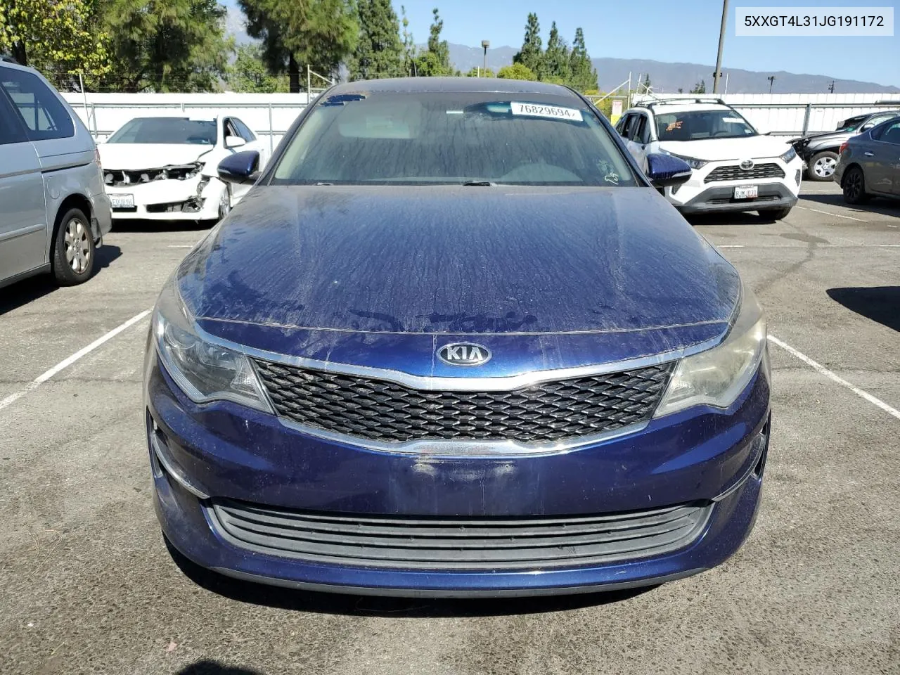 2018 Kia Optima Lx VIN: 5XXGT4L31JG191172 Lot: 76829694