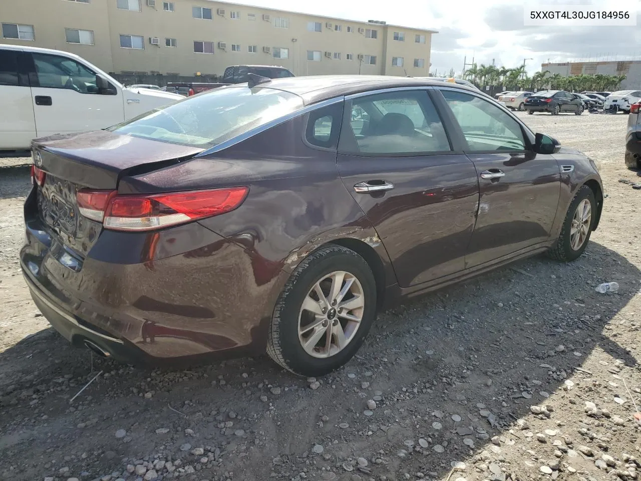 5XXGT4L30JG184956 2018 Kia Optima Lx