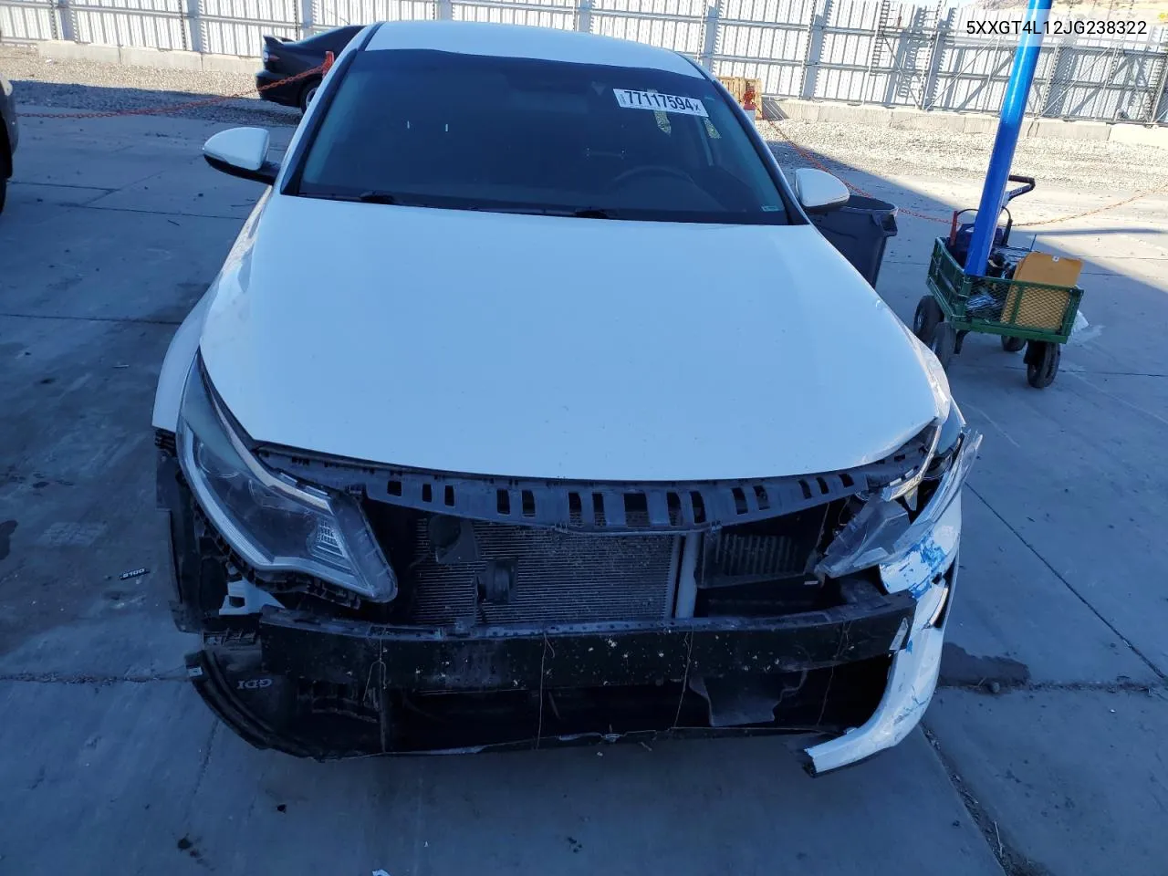 2018 Kia Optima Lx VIN: 5XXGT4L12JG238322 Lot: 77117594