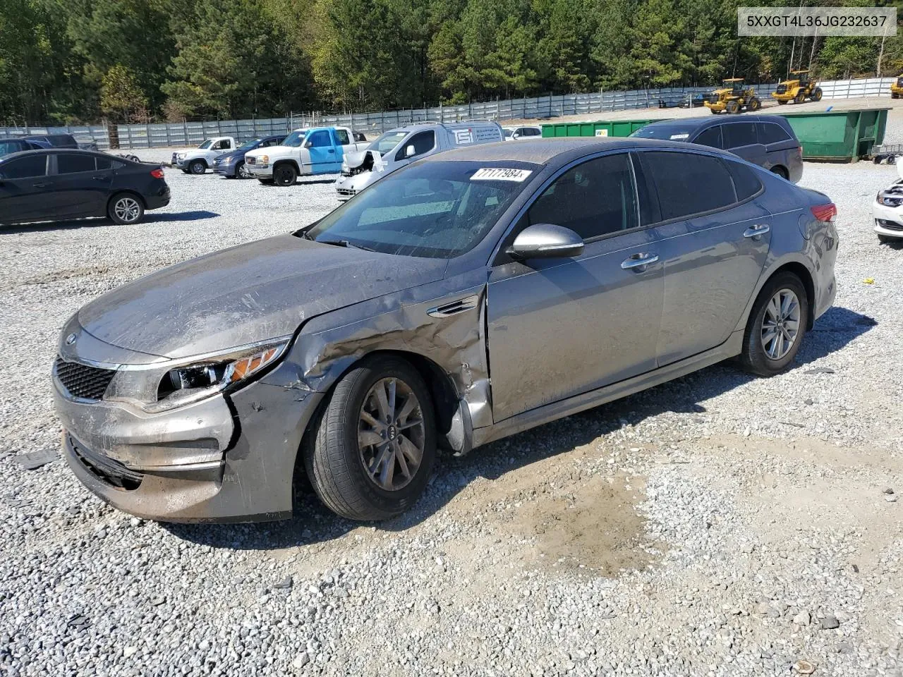 2018 Kia Optima Lx VIN: 5XXGT4L36JG232637 Lot: 77177984