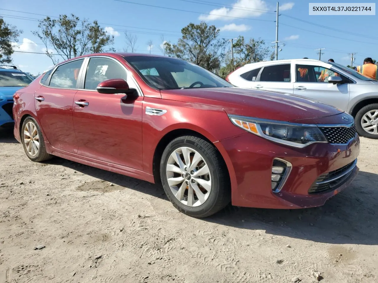 5XXGT4L37JG221744 2018 Kia Optima Lx