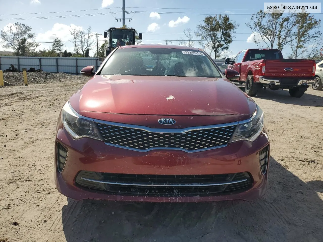 2018 Kia Optima Lx VIN: 5XXGT4L37JG221744 Lot: 77248454