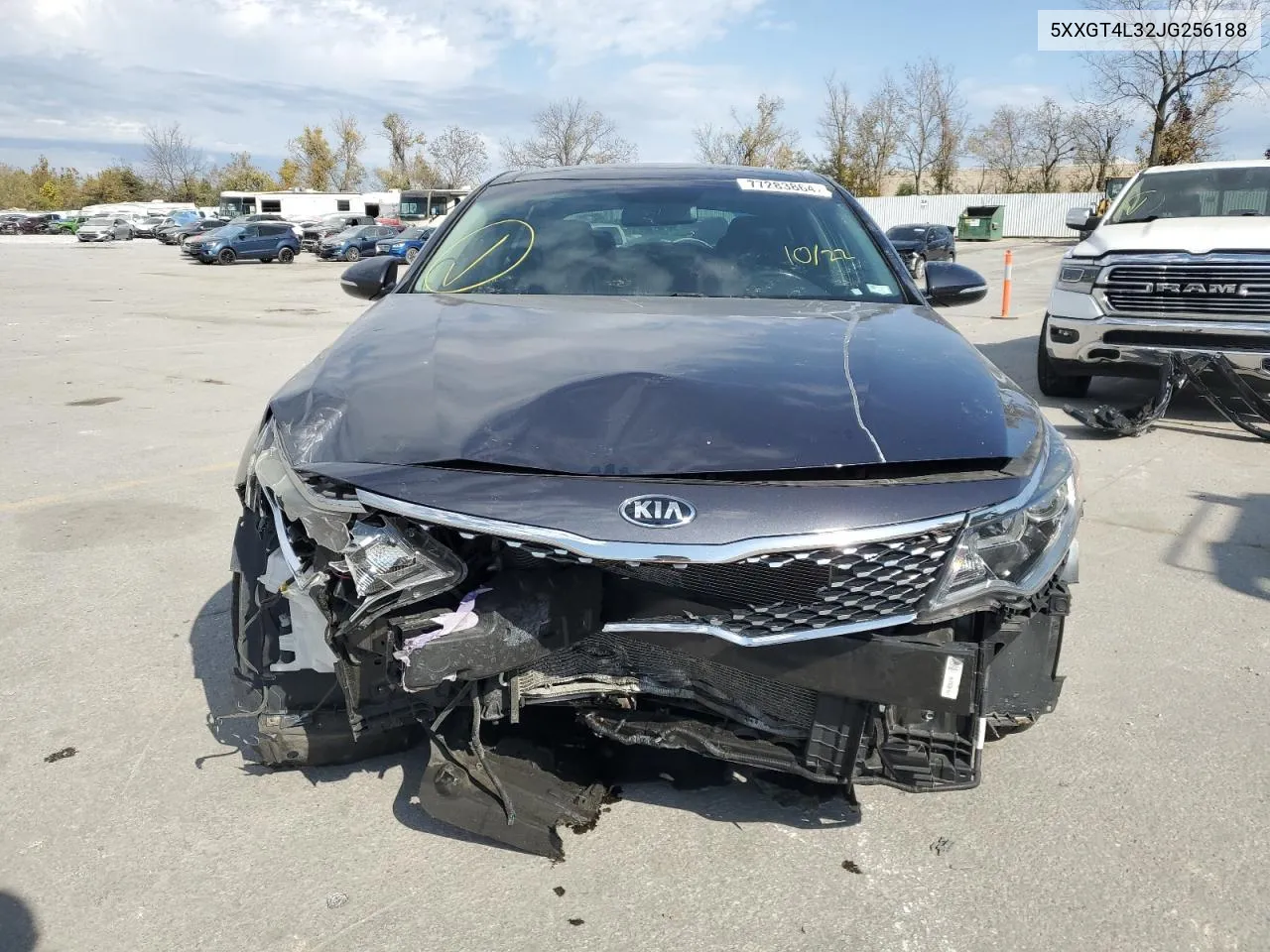 2018 Kia Optima Lx VIN: 5XXGT4L32JG256188 Lot: 77283864