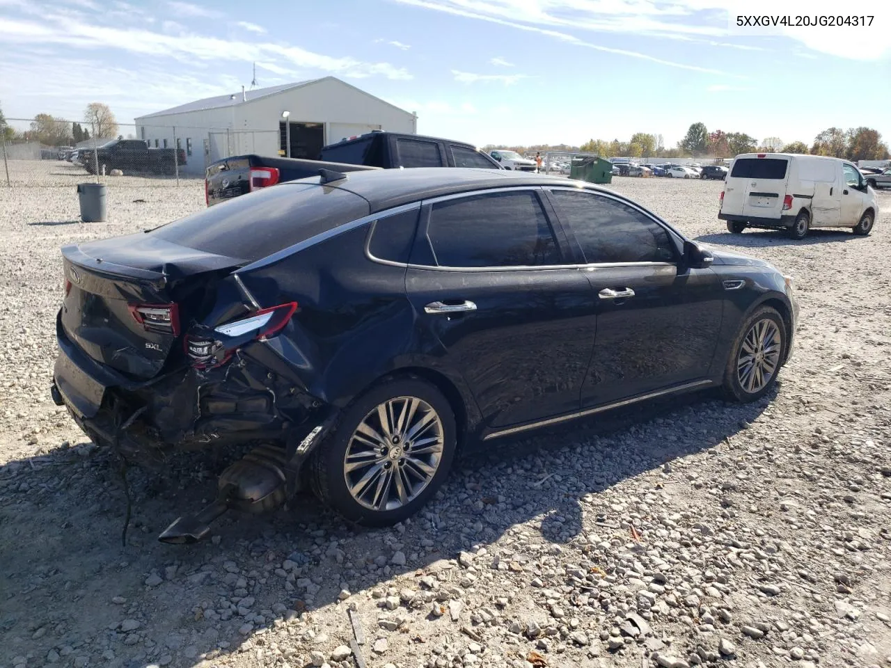 2018 Kia Optima Sxl VIN: 5XXGV4L20JG204317 Lot: 77390824