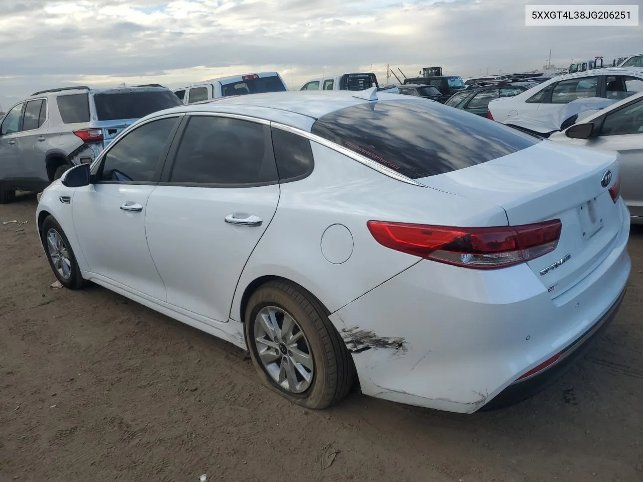 2018 Kia Optima Lx VIN: 5XXGT4L38JG206251 Lot: 77424904