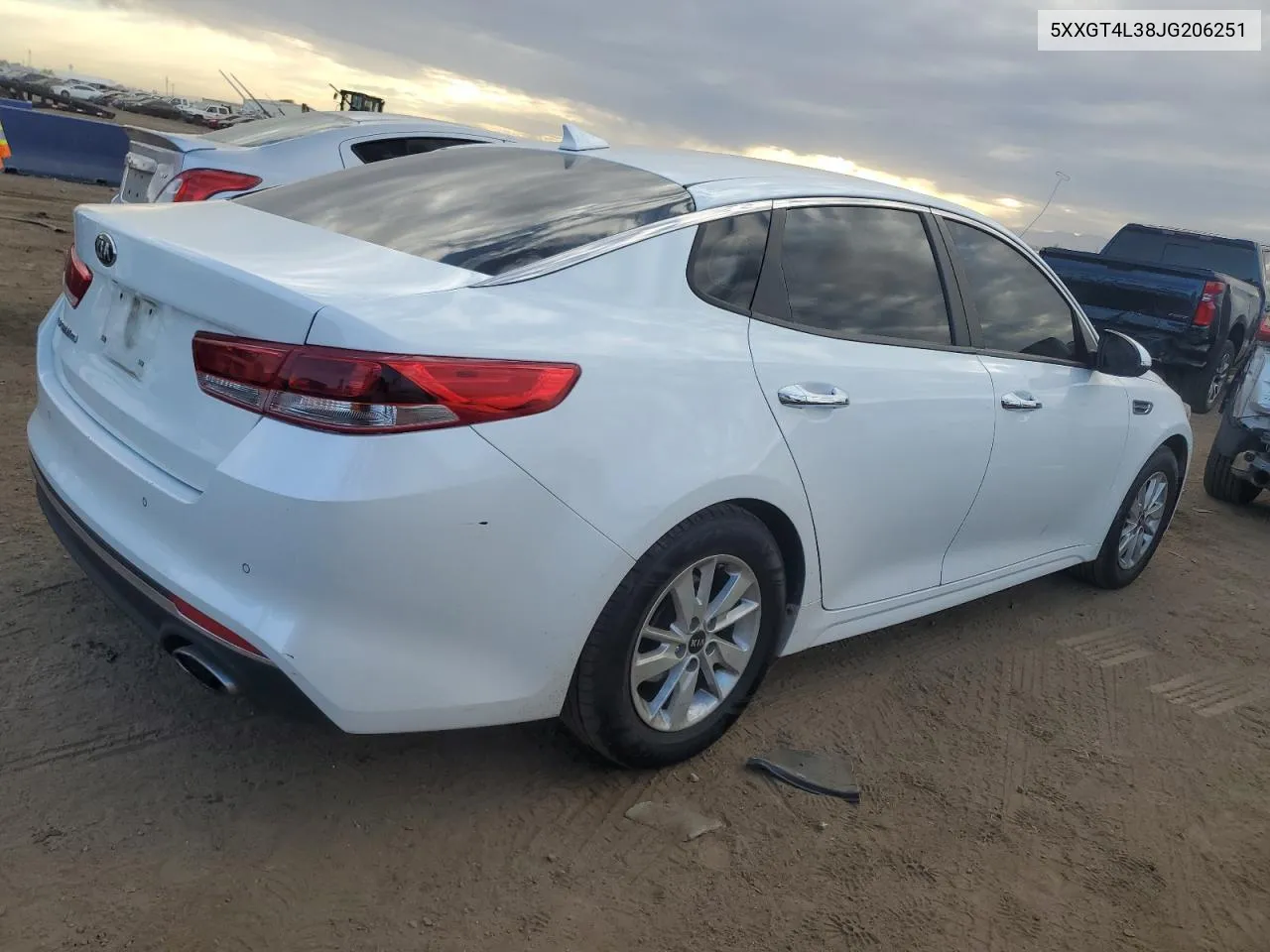 2018 Kia Optima Lx VIN: 5XXGT4L38JG206251 Lot: 77424904