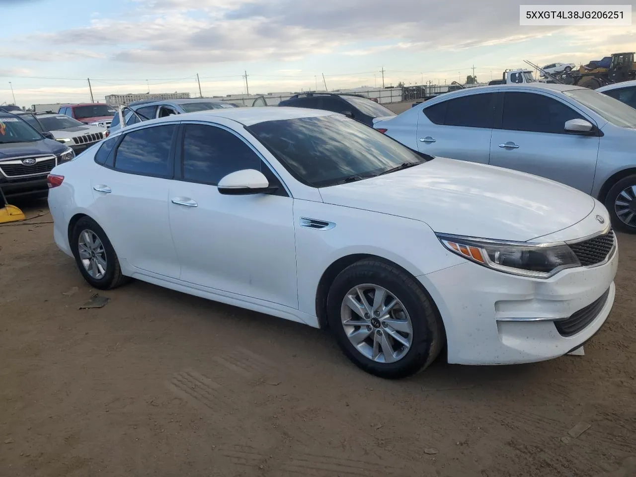 2018 Kia Optima Lx VIN: 5XXGT4L38JG206251 Lot: 77424904