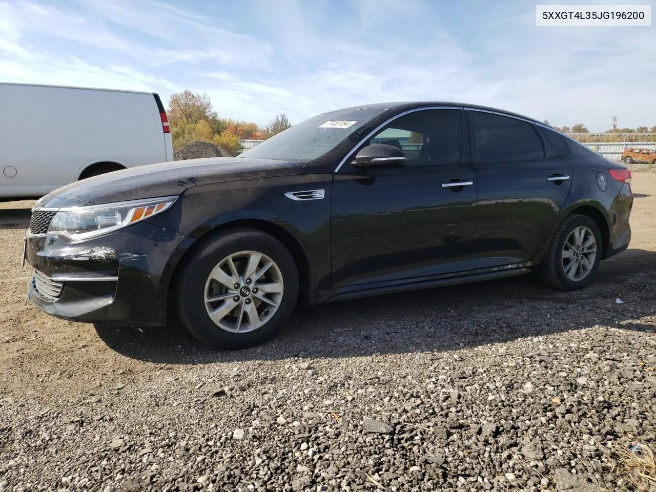 5XXGT4L35JG196200 2018 Kia Optima Lx