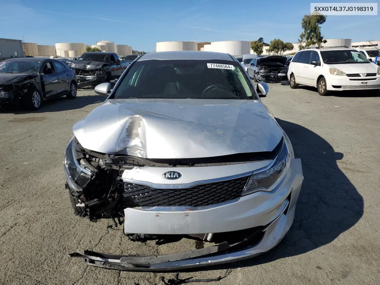 2018 Kia Optima Lx VIN: 5XXGT4L37JG198319 Lot: 77488564