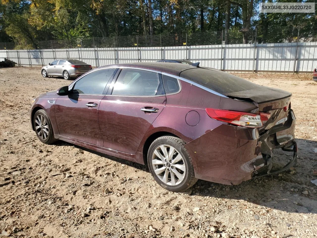 2018 Kia Optima Ex VIN: 5XXGU4L33JG220720 Lot: 77547414