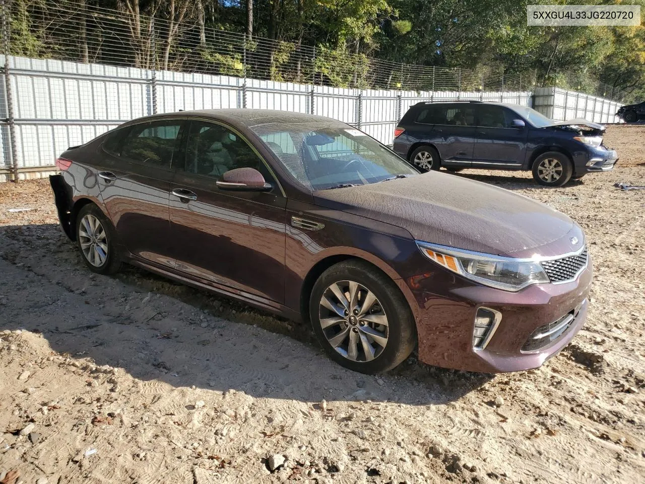 2018 Kia Optima Ex VIN: 5XXGU4L33JG220720 Lot: 77547414