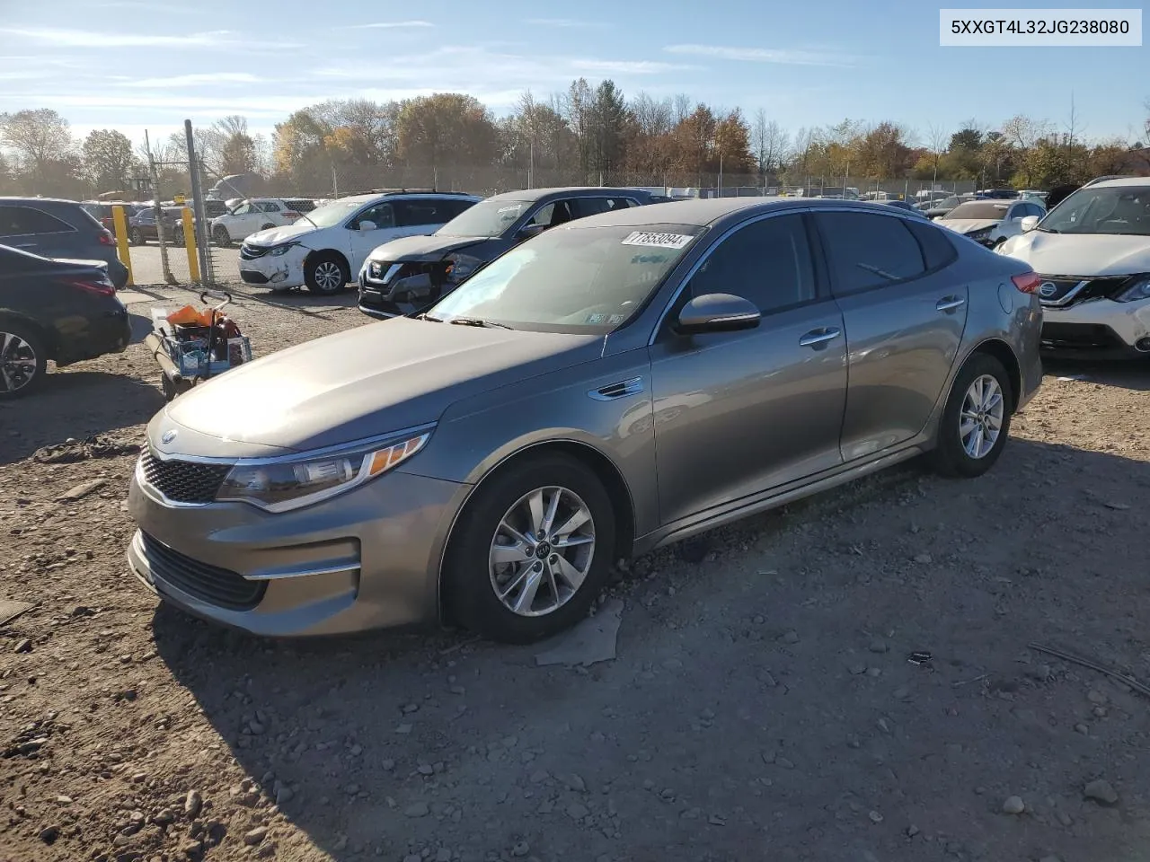 2018 Kia Optima Lx VIN: 5XXGT4L32JG238080 Lot: 77853094