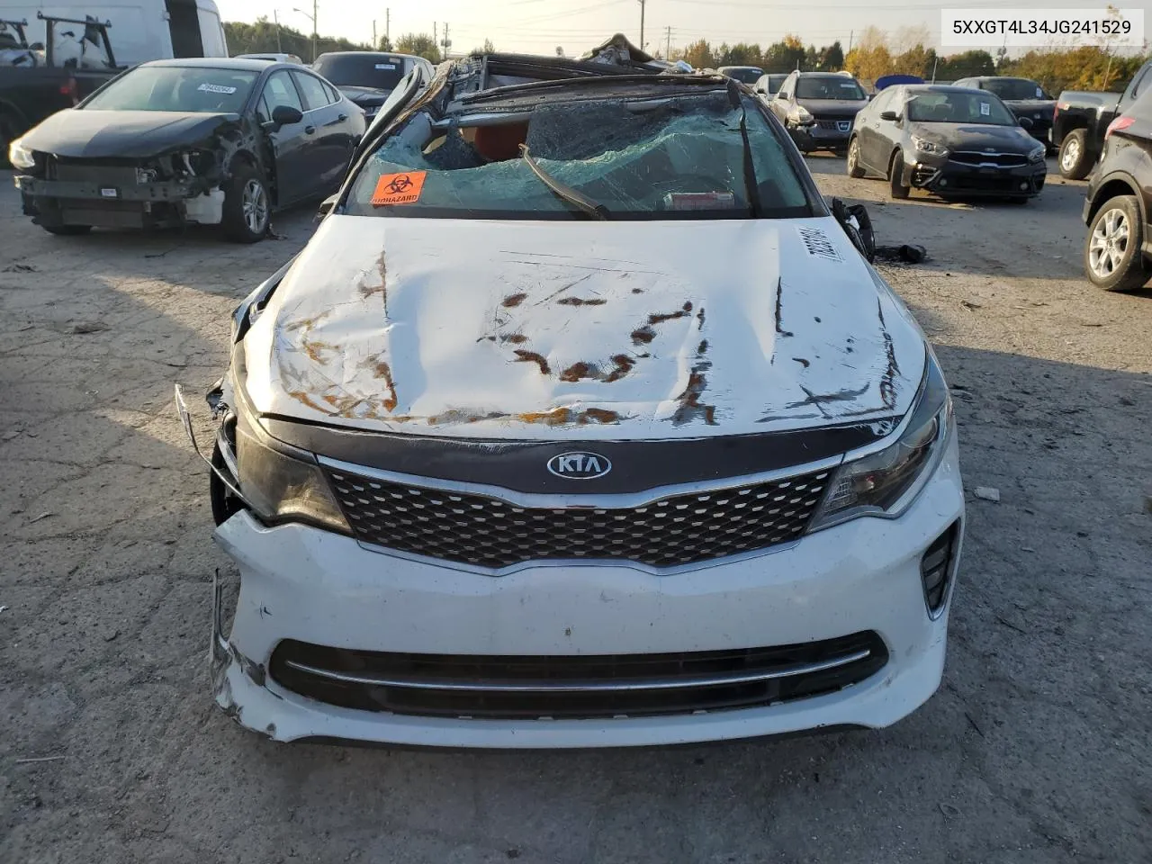 2018 Kia Optima Lx VIN: 5XXGT4L34JG241529 Lot: 78233104