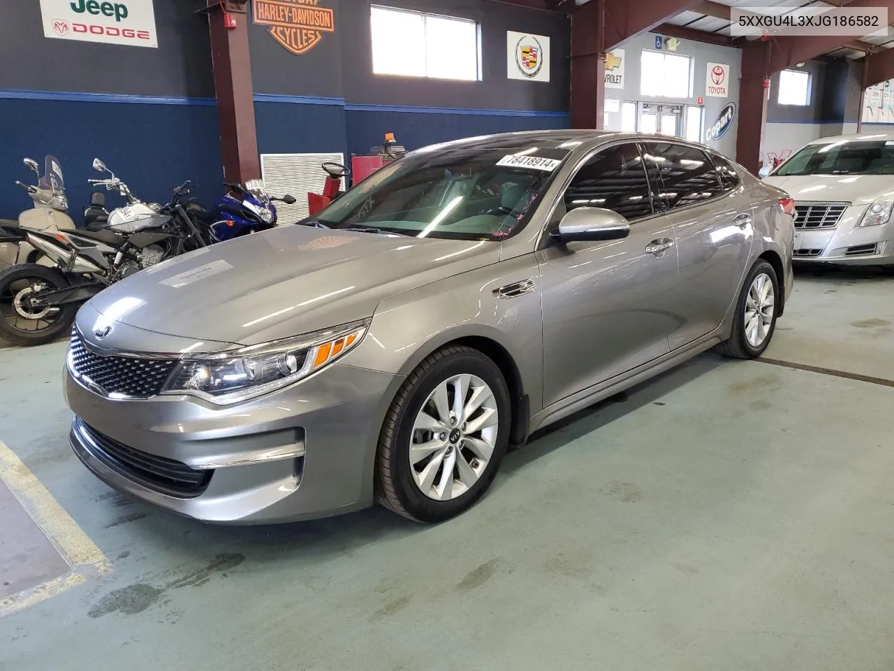 2018 Kia Optima Ex VIN: 5XXGU4L3XJG186582 Lot: 78418914