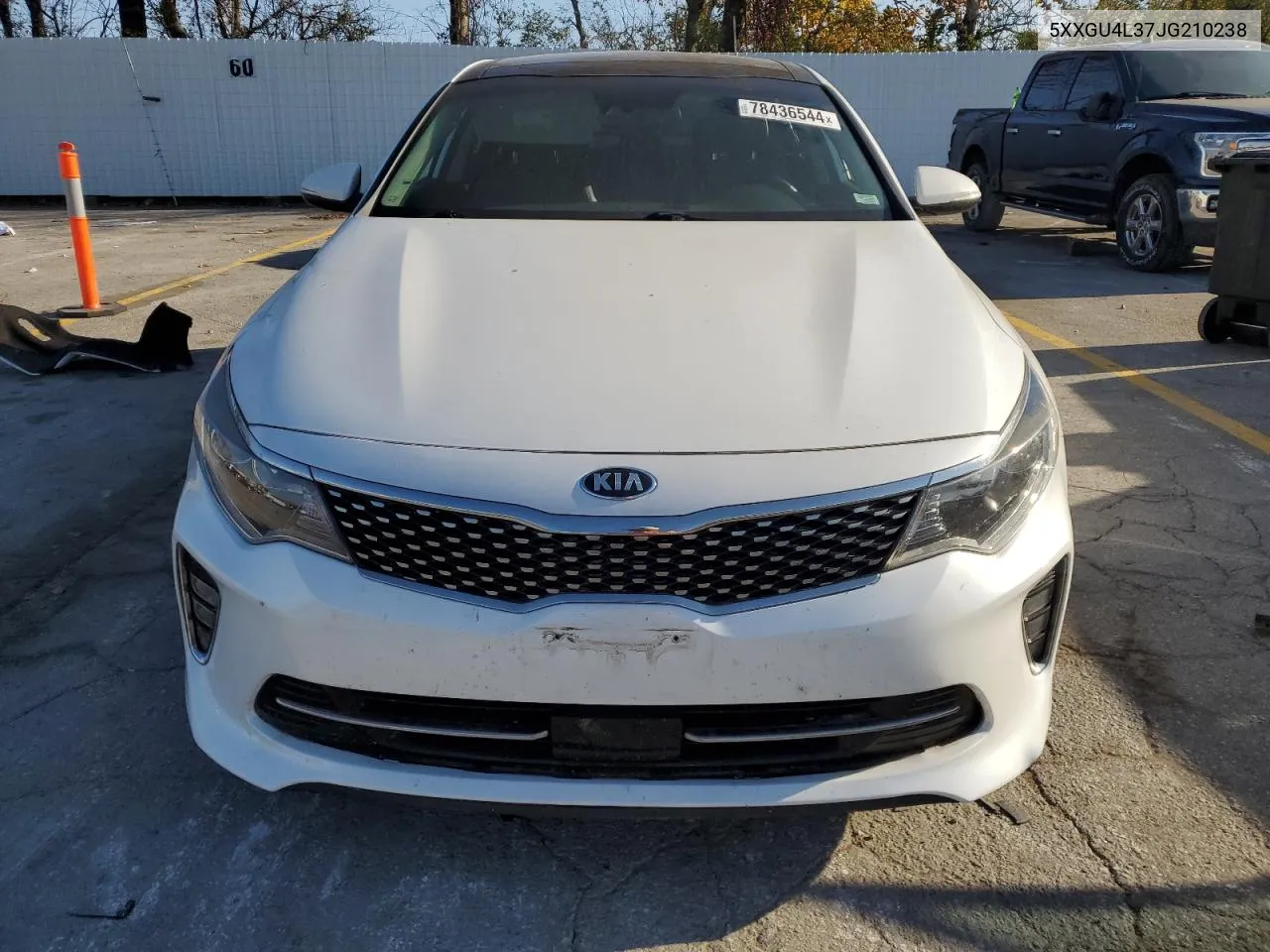 2018 Kia Optima Ex VIN: 5XXGU4L37JG210238 Lot: 78436544