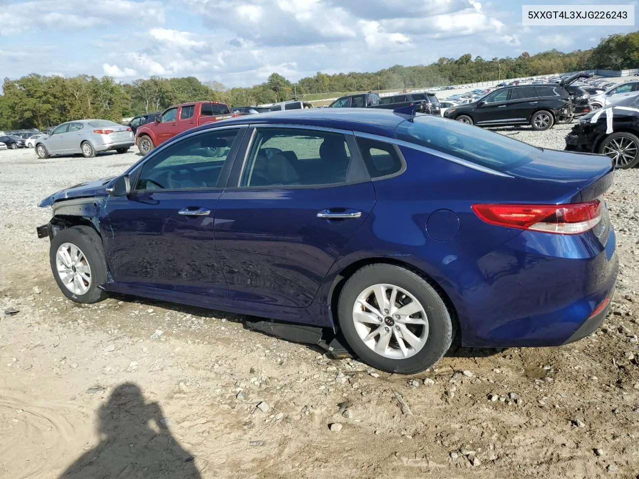 2018 Kia Optima Lx VIN: 5XXGT4L3XJG226243 Lot: 78578094